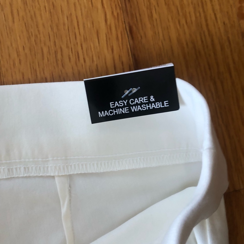 NWT Counterparts luxe stretch ivory pants - Picture 3 of 5